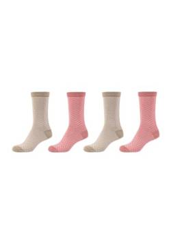 s.Oliver Damen Socken 4er Pack 39/42 canyon rose von s.Oliver