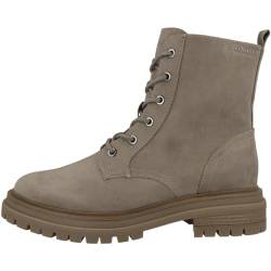 s.Oliver Damen Stiefeletten zum Schnüren Winter mit Reißverschluss Vegan Braun (Taupe), 38 von s.Oliver