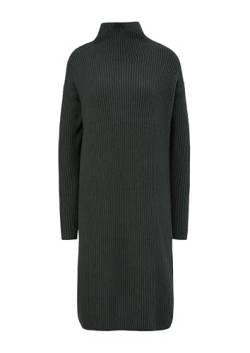 s.Oliver Damen Strickkleid mit Stehkragen Green, 34 von s.Oliver