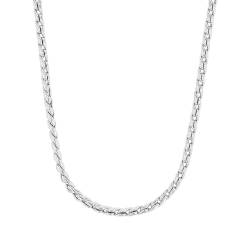 s.Oliver Halskette Edelstahl Damen Halsschmuck, 42+3 cm, Silber, Kommt in Schmuck Geschenk Box, 2035760 von s.Oliver