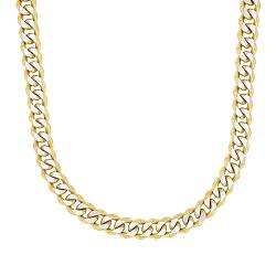 s.Oliver Halskette Edelstahl Herren Halsschmuck, 50 cm, Gold, Kommt in Schmuck Geschenk Box, 2036865 von s.Oliver