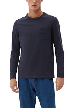 s.Oliver Herren 10.3.11.12.130.2119204 T-Shirt langarm, Blau #242124, S von s.Oliver