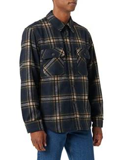 s.Oliver Herren 130.12.209.16.150.2118468 Jacke langarm, dark blue check #242124, XL von s.Oliver