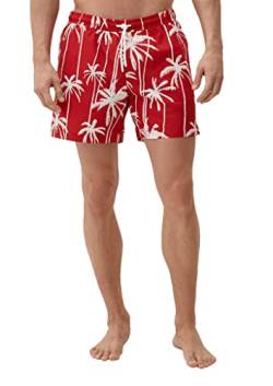 s.Oliver Herren Badeshort, Rot, 3XL EU von s.Oliver