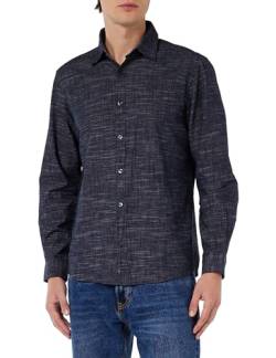 s.Oliver Herren Hemd, Regular fit Blue, L von s.Oliver