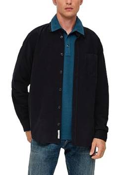 s.Oliver Herren Hemd Langarm, Regular Fit Blue L von s.Oliver