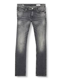 s.Oliver Herren Lang, Jeans Hose lang Tappered Leg, Grey/Black, 38W / 32L EU von s.Oliver