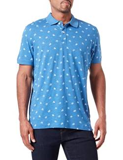 s.Oliver Herren Poloshirt Kurzarm, Blau, S von s.Oliver