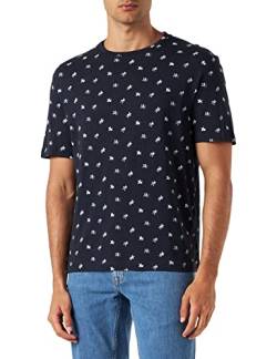 s.Oliver Herren T-Shirt Kurzarm ,Blau, M von s.Oliver