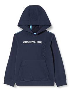 s.Oliver Jungen 2119310 Sweatshirt mit Kapuze, Dark Blue #252440, 104-110 von s.Oliver