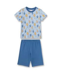 s.Oliver Jungen Schlafanzug kurz Blau | Hochwertiger und bequemer Schlafanzug aus Baumwolle für Jungen. Kurzarm Schlafanzug mit Löwenmuster |Pyjamaset für Jungen von s.Oliver