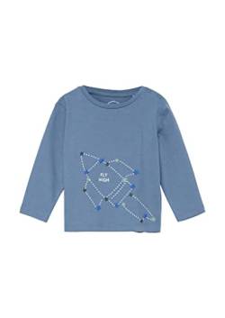 s.Oliver Junior Baby Boys 10.1.14.12.130.2122425 T-Shirt Langarm, Blue, 62 von s.Oliver