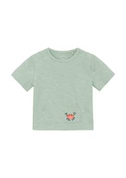 s.Oliver Junior Baby Boys 2130763 T-Shirt, Kurzarm, türkis 6091, 62 von s.Oliver