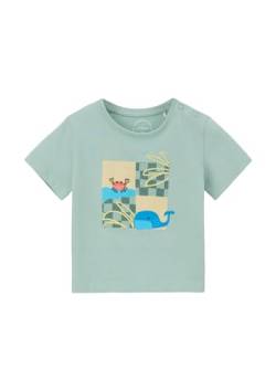 s.Oliver Junior Baby Boys 2130767 T-Shirt, Kurzarm, türkis 6091, 80 von s.Oliver