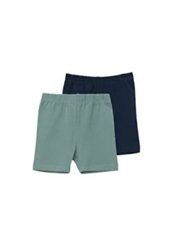 s.Oliver Junior Baby Boys 2130769 Doppelpack Biker Short, blau 5952, 62 von s.Oliver