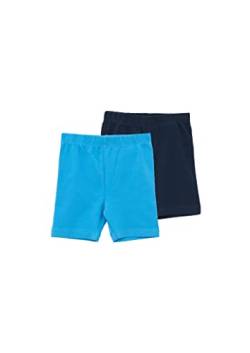 s.Oliver Junior Baby Boys 2130769 Doppelpack Biker Short, türkis 6431, 68 von s.Oliver