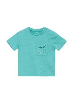 s.Oliver Junior Baby Boys T-Shirt, Kurzarm, Blue Green, 62 von s.Oliver