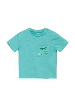 s.Oliver Junior Baby Boys T-Shirt, Kurzarm, Blue Green, 74 von s.Oliver