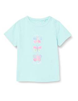 s.Oliver Junior Baby Girls 2130612 T-Shirt, Kurzarm, Blue Green, 68 von s.Oliver