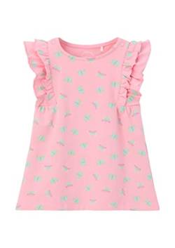 s.Oliver Junior Baby Girls 2130641 Kleid mit Allover Print, rosa 43A1, 62 von s.Oliver