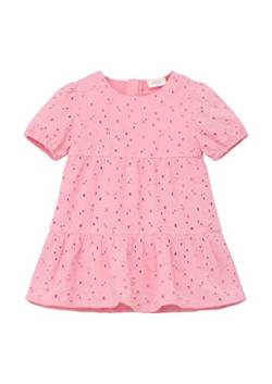 s.Oliver Junior Baby Girls Kleid mit Lochstickerei, PINK, 74 von s.Oliver