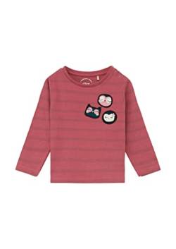 s.Oliver Junior Baby Girls Langarmshirt gestreift, red, 62 von s.Oliver