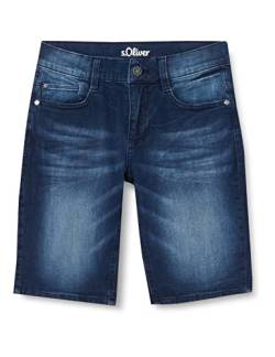s.Oliver Junior Boy's Jeans Bermuda, Fit Seattle, Blue, 146/SLIM von s.Oliver
