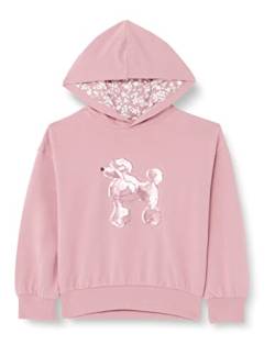 s.Oliver Junior Girl's 2127384 Sweatshirt mit Kapuze, PINK, 104/110 von s.Oliver