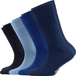 s.Oliver Kinder-Socken 4 Paar marine/blau Größe 27-30 von s.Oliver