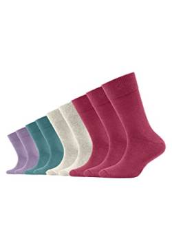 s.Oliver Kinder Socken Kinder Strümpfe mit weichem Bund Baumwolle Pflegeleicht langlebig für Jungen und Mädchen 9er Pack 23/26 red bud von s.Oliver