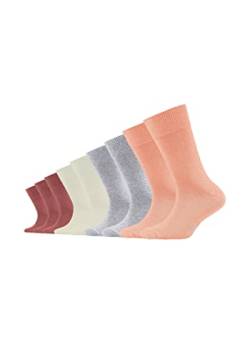 s.Oliver Kinder Socken Kinder Strümpfe mit weichem Bund Baumwolle Pflegeleicht langlebig für Jungen und Mädchen 9er Pack 27/30 peach nectar von s.Oliver