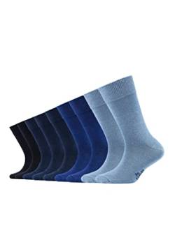 s.Oliver Kinder Socken Kinder Strümpfe mit weichem Bund Baumwolle Pflegeleicht langlebig für Jungen und Mädchen 9er Pack 35/38 blue von s.Oliver