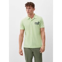 s.Oliver Kurzarmshirt Meliertes Poloshirt von s.Oliver