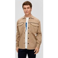 s.Oliver Langarmhemd Overshirt aus Twill Blende von s.Oliver