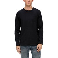 s.Oliver Langarmshirt mit Flammgarnstruktur von s.Oliver