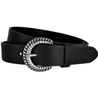 s.Oliver Ledergürtel Damen Gürtel Belt Frauen Ledergürtel schwarz 2120609-9999 von s.Oliver