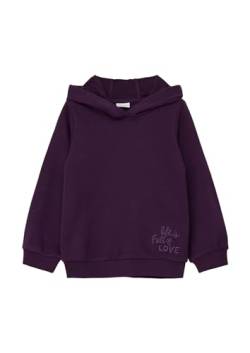 s.Oliver Mädchen 2133899 Sweatshirt mit Kapuze, Lilac , 116 von s.Oliver