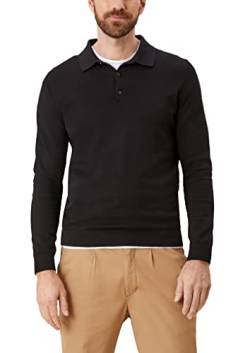 s.Oliver Men's 130.10.202.17.170.2110327 Sweater, Black, S von s.Oliver