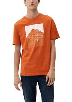 s.Oliver Men's 2119129 T-Shirt Kurzarm, Orange 28D1, M von s.Oliver
