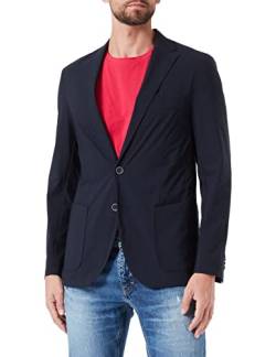 s.Oliver Men's 2128494 Sakko, Slim Fit, Blau 5955, 52 von s.Oliver