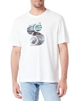 s.Oliver Men's 2129862 T-Shirt, Kurzarm, weiß 01D2, XL von s.Oliver