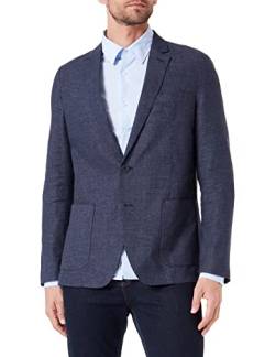 s.Oliver Men's Sakko Slim Fit, Blue, 25 von s.Oliver