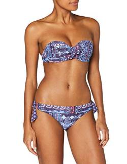 s.Oliver RED LABEL Beachwear LM Damen Medley Bikini-Set, Marine Bedruckt, 38 D von s.Oliver