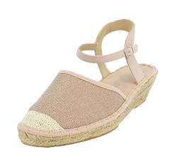 s.Oliver RED Label Espadrille Espadrilles rosa-Glitter Grösse 39 von s.Oliver