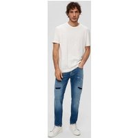 s.Oliver Stoffhose Jeans Nelio / Slim Fit / Mid Rise / Slim Leg von s.Oliver