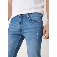 s.Oliver Stoffhose Jeans York / Regular Fit / Mid Rise / Straight Leg Waschung, Destroyes, Label-Patch von s.Oliver