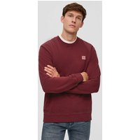 s.Oliver Sweatshirt Sweatshirt aus reiner Baumwolle Logo von s.Oliver