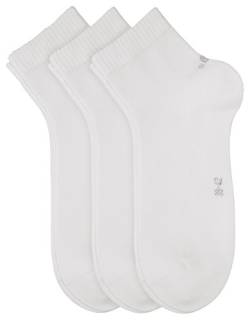 s.Oliver Unisex 3er Pack Sneakersocken, Weiß (01 white), 43-46 von s.Oliver