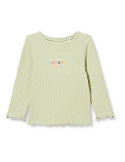 s.Oliver Unisex Baby 2120127 Langarmshirt, Grün #Dadfb7, 80 von s.Oliver