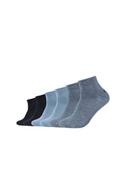 s.Oliver Unisex Kurzsocken 6er Pack 43/46 smoked blue von s.Oliver